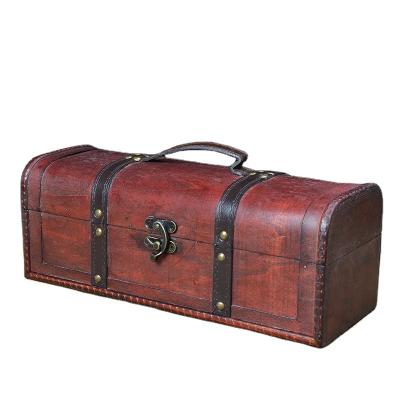 China Europe Old Fashion Traditional Simple Vintage Bottle Wooden Wine Box For Sale for sale