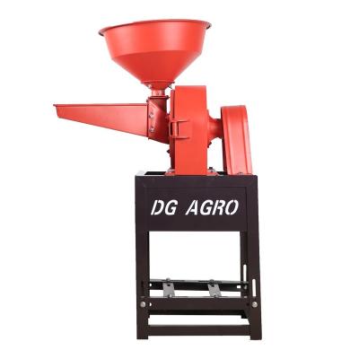 China Home Use Small Size Grain Spice Powder Making Machine Disc Mill Pulverizer With 3hp Electric Motor for sale