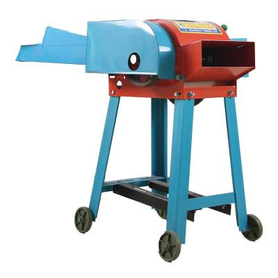 China Portable Agricultural Electric Chopper Farm Portable Animal Fodder Silage Feed Making Grass Straw Cutting Machine Big Chaff Cutter for sale