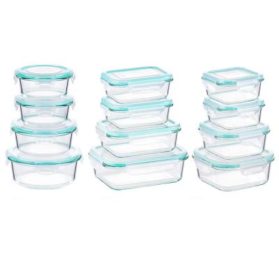 China Storage Box 800ml Microwavable Glass Containers For Microwave Food for sale