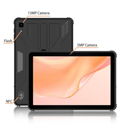 China OEM 8gb RAM 128gb ROM Waterproof Industrial Lte Ip67 4G 10 Inch Android Slim Rugged Tablet PC With NFC for sale