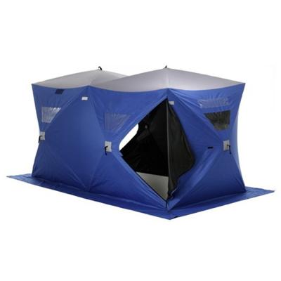 China Lightweight Outdoor Easy Open Cube Ice Fishing Tent 4-6 People Ice Tent Ice Shelter for sale