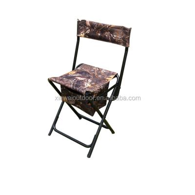 China Lightweight Outdoor High Back Chair Leisure Camouflage Folding Chair Stool Bag Storage Portable Fishing Portable Outdoor Chair for sale