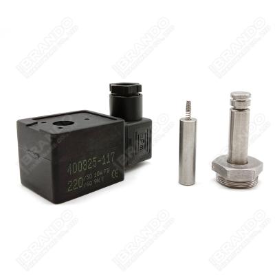 China Factory SCG353A043 SCG353A044 Pulse Jet Valve Repair Kit Solenoid Coil with Armature Rod Plunger Tube Assembly for sale