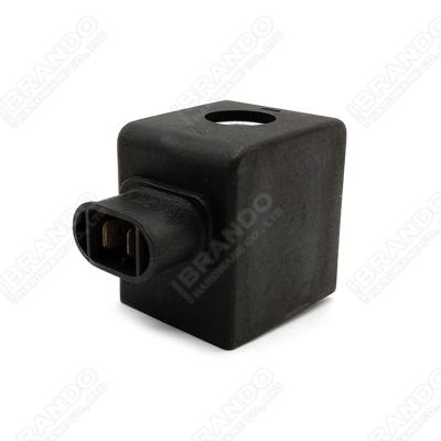 China 24 Volt System Unlockable Air Brake Truck Air Brake Solenoid Coil 14mm Hole 17W 24VDC 24V Electromagnetic DC DC24V for sale