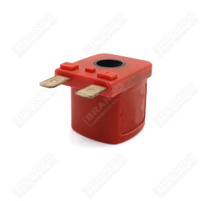 China Factory 9mm Hole Diameter Solenoid Coil 13W 12V Red DC For LPG CNG Multivalve Gasoline DC12V 12VDC Cut Off Valve 12 Volt DC 12 Volt 12 Volt for sale