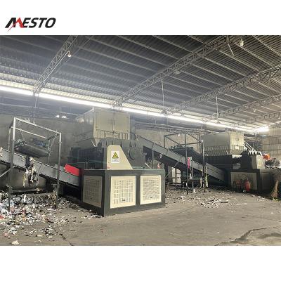 China Solid waste recovered fuel processing production line refuse derived fuel recycling machine for sale