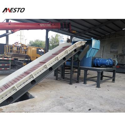 China RDF Two Shaft Shredder for Metal Plastic HDPE Pipe Used Cable Tire Shredding Machine plant for sale