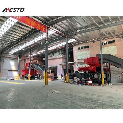 China Autoamtic solid recovered fuel system refuse derived fuel recycling shredder for sale