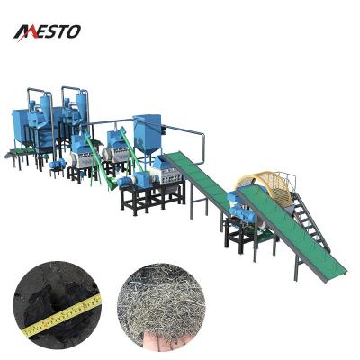 China Manufacture Waste Tire Recycling Machine For Rubber Powder Tire Recycle Machine Line for sale