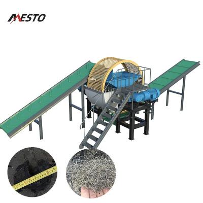 Κίνα Automatically truck tire shredder waste tire rubber powder recycling for sale προς πώληση