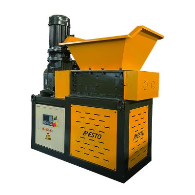 China Mesto solid organic small medical waste wood plastic bag lump chipper crusher shredder machine for sale