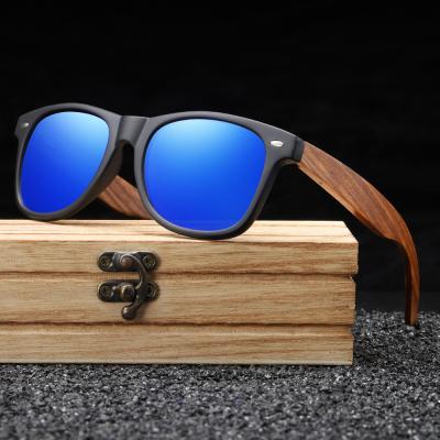 China 2021 Fashion Sunglasses Wood Frame Sunglasses TAC High Quality Anti Uv400 Lens Protect Polarized In Outdoor For Women Men for sale