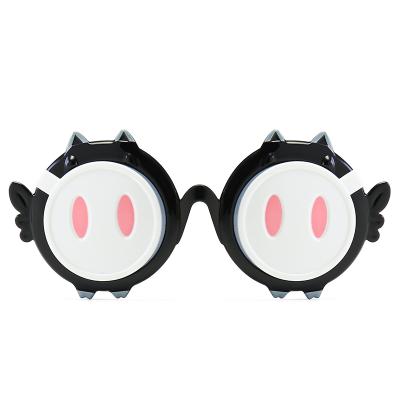 China Cute cartoon pig children round sunglasses round girls, girls sunglasses kids for sale