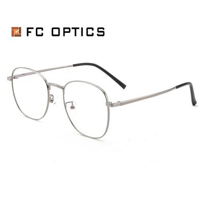 China Wenzhou FC Anti-blue Light Optical Glass Spectacle Glass Spectacle Frames Metal Optical Frames Titanium Glasses for sale