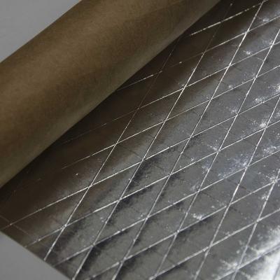 China OEM Manufacturer FSK/PSK Modern Metal Building Duct Glass Wool Vapor Retarder Aluminum Foil Scrim Wrap Insulation Liners and zu verkaufen