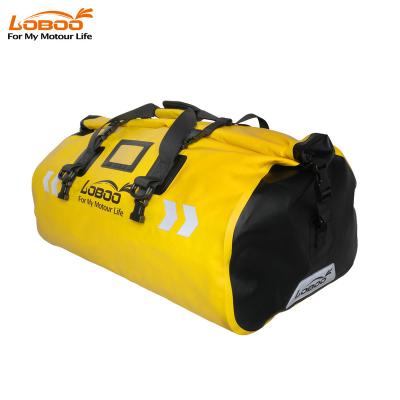 China LOBOO PVC 40L Motorcycle Duffel Bag Waterproof Backpack 40L PVC Dry Bag For Motorcycling for sale