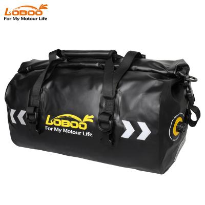 China LOBOO 90L Motorcycle Tail Bag Waterproof Travel Waterproof Tail Bag Motorcycle Luggage Backpack Outdoor Dry Motorcycle for sale