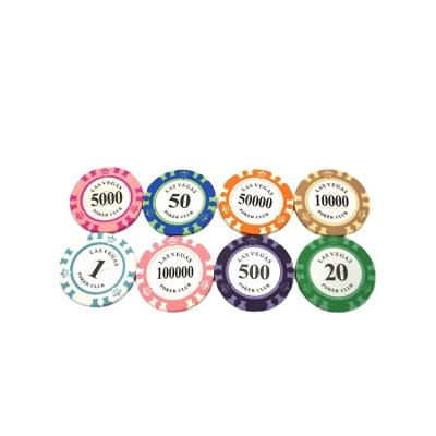 China ABS Different Colors Custom Printed Cheap Poker Chip Promotion Casino High Quality Colorful Poker Chips for sale