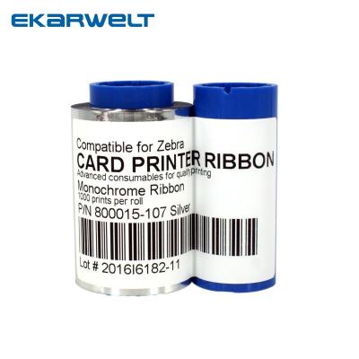 China 800015-107 COMPATIBLE ZEBRA Ribbon Ribbon 1000 Compatible Images For Zebra P330i 430i Card Printer for sale