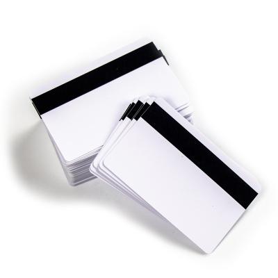 China Loco Magnetic Stripe Cards Blank PVC CR80 ID Card 30 mil Plastic Card For Evolis Datacard Zebra Hiti Magicard Printers PVC Lo-Co for sale