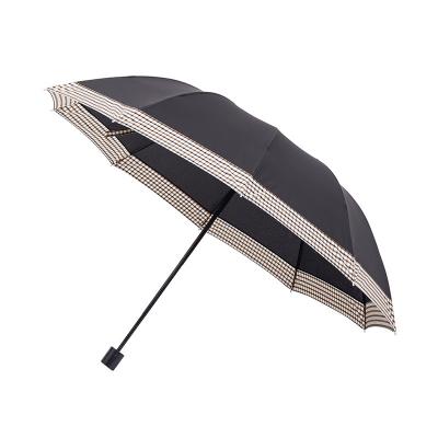 China High Quality 30Inch 8K Large Splice Color Auto Straight Advertising Umbrella With Curved Handle for sale