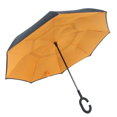 China Wholesale High Quality Umbrella In Running Inverted Umbrella Cars Reverse Open Umbrella Printing Custom Metal Customized Main Holder Model Rubber for sale