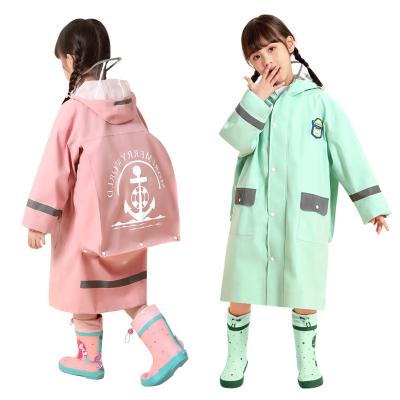 China Bachelor Rainwear High Quality PVC Kids Rain Poncho , Kids Raincoat , Cartoon Printed Kids Rain Poncho for sale