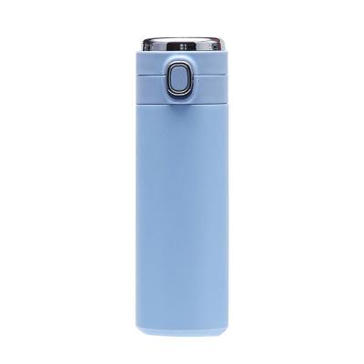 China Wholesale 500ml Sustainable Double Wall Vacuum Insulated Stainless Steel Water Bottles Thermos Cup With Smart Temperature Display Lid for sale