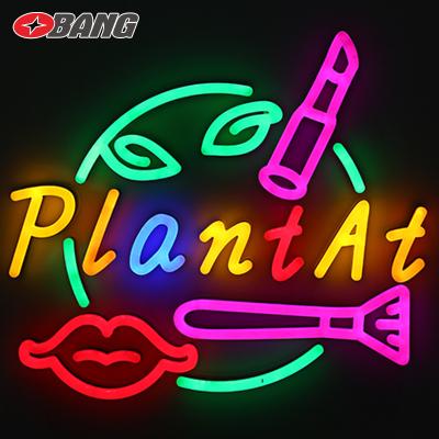 China Other Retail Store Led RGB Flexible Neon Cosmetics Store Neon Sign Custom Plaza Led Neon Sign for sale