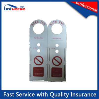 China Plastic Injection Molded Scaffold Inspection Tags , Scaffolding Tagging System for sale