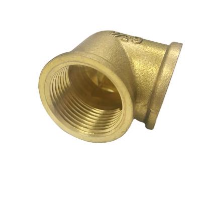 China Hose Lines Connect Elbow Copper Pipe Water Oil And Gas Brass Fittings 1/2