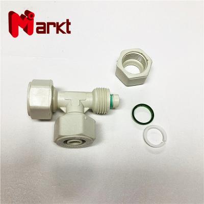 China Pipe Lines Connect To Stitch Nylon PA Plastic Pipe Compression Screw Fittings for sale