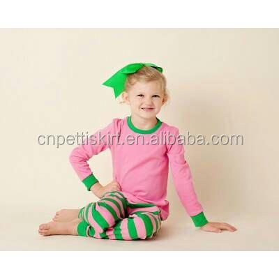 China Wholesale Adorable 100% Cotton Christmas Pajamas For Babies Family/Adult Christmas Fashion Striped Sleepwear Kids Christmas Pajamas for sale