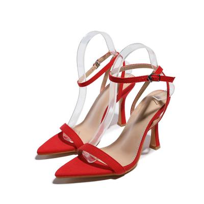 China Dandals 2022 summer outdoor women new arrival fashion trend ladies sexy sandals stiletto heels for sale