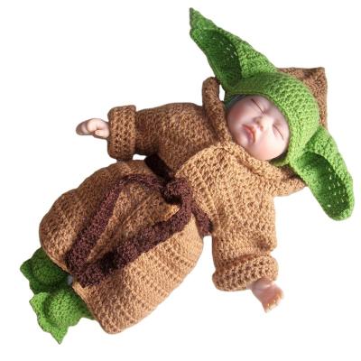 China Eco-friendly Handmade Cartoon Comfortable Prop Newborn Baby Costume Photography Props Cosplay Custom for sale