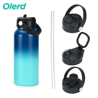 Chine OLERD Gradient Color 32oz Double Wall Thermos Sports Bottle PORTABLE Beverage Thermal Stainless Steel Vacuum Insulated Thermos Flask à vendre