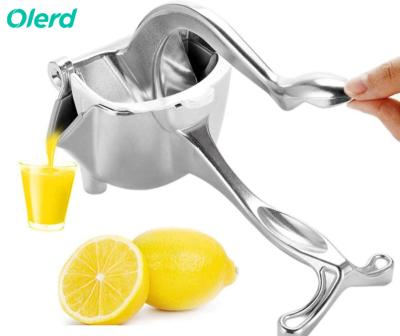 China Protable Hand Juicer Manual Lemon Lime Juicer - Heavy Duty Alloy Fruit Squeezer Hand Press for sale