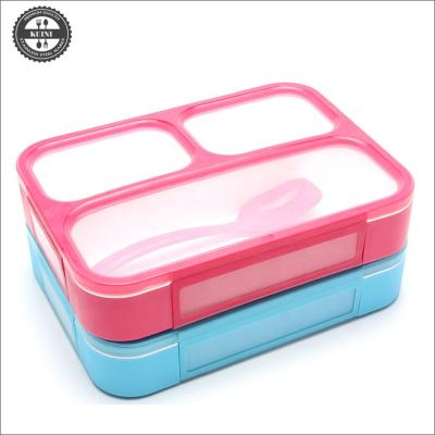 China 3 Compartment Microwavable Plastic Food Container for sale