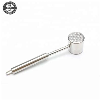 China 304 Stainless Steel Meat Tenderizer Viable Meat Mallet Hammer Pounder for sale