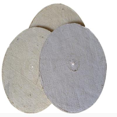 China Stainless Steel Buffing Wheel Durable Sisal Buffing Wheel For Square Tube for sale