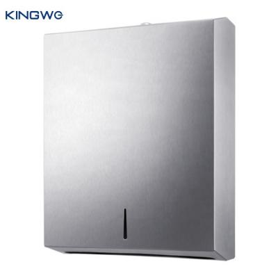 China Modern Large Bathroom Stainless Steel Hand Toilet Paper Tissue Paper Towel Dispenser Wall Mounted Holder for sale