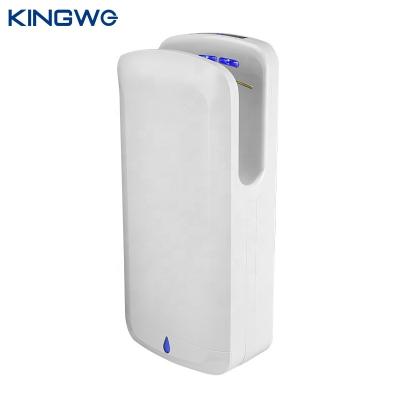 China Hotel secador de manos, Jet Hand Dryer With UV Light Hand Dryers White Plastic Auto Air Dryers HEPA Fast Drying for sale