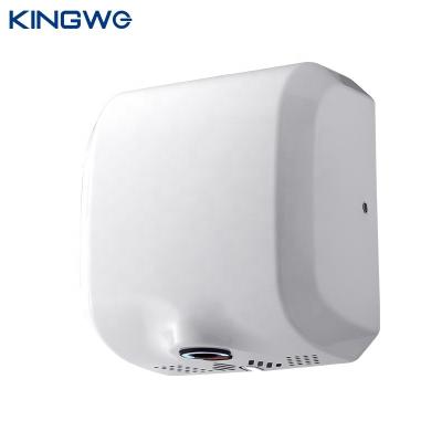 China Hotel 1800W Handdryer High Speed ​​Air Dryer Jet Electric White Stainless Steel Hand Dryer for sale