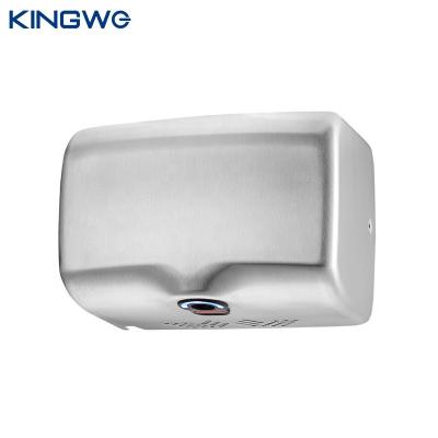 China Hotel Good Quality Industrial Quick Drying 1350W Hand Dryer 304 Stainless Steel Electric Automatic Hand Dryer for sale