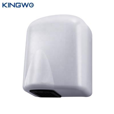 China Hotel Household Commercial Low Noise Electric ABS White Portable Automatic Sensor Hand Dryer for sale