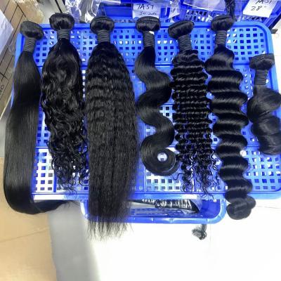 China Straight Raw Cuticle Aligned Virgin Unprocessed Brazilian Mink Hair Bundle Weave , Water Wave Unprocessed Hair 10a Bundles Extensions for sale