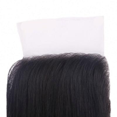 China Preplucked Straight Hair Lace Closure 2x6 4x6 Lace Up Closure 5x5 6x6 7x7 Full Size Straight Lace Closure Body With Baby Hair for sale