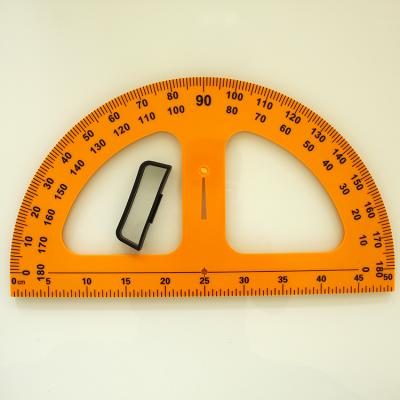 China 180 degree chart plastic protractor for sale