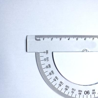 China 12cm plastic 180 degree plastic protractor for sale